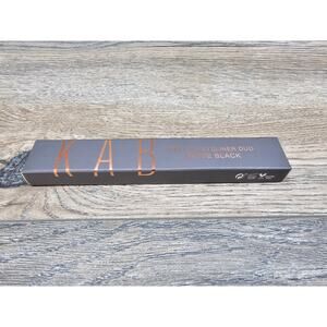 KAB Cosmetics Felt Tip Eyeliner  Duo Matte Black
